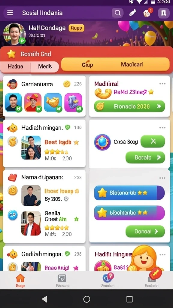 bigwin88 - Tangkapan layar menampilkan tampilan permainan slot yang penuh warna.