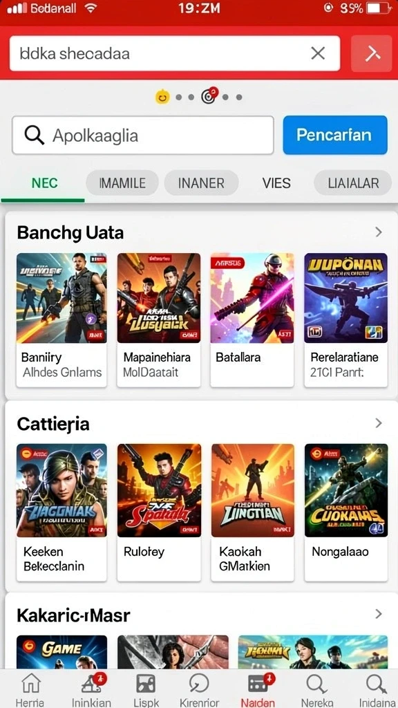lakutoto - Fitur leaderboard untuk kompetisi antar pemain.