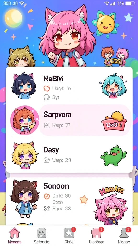 luckymino - Fitur sosial yang memungkinkan interaksi antar pemain.