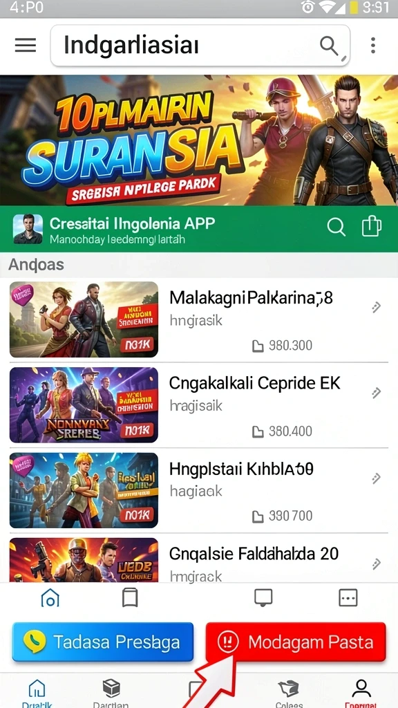 pprryy - Tampilan antarmuka yang menarik dan user-friendly.